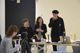 Ouverture de la soire, Annick Bureaud, Pauline Dorkel, Jean-Franois Sanz